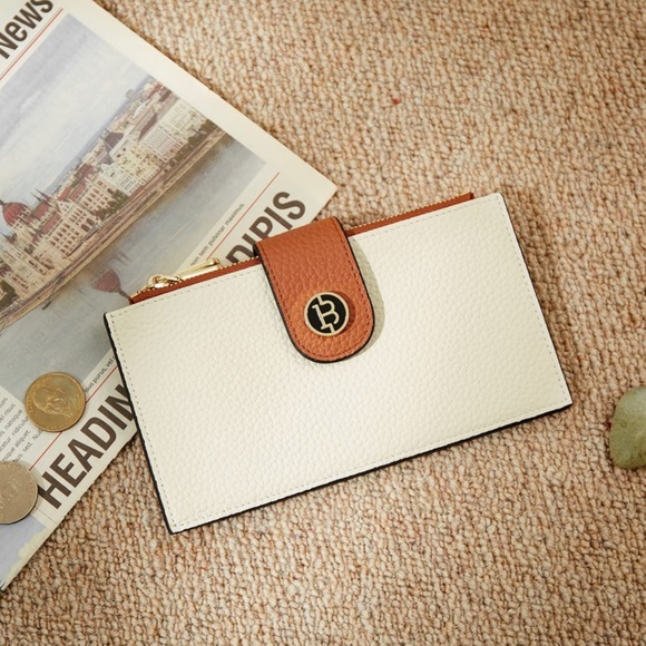 Bostanten Lnna Genuine Leather RFID Wallet - Cash Clutch - Picture 8 of 14